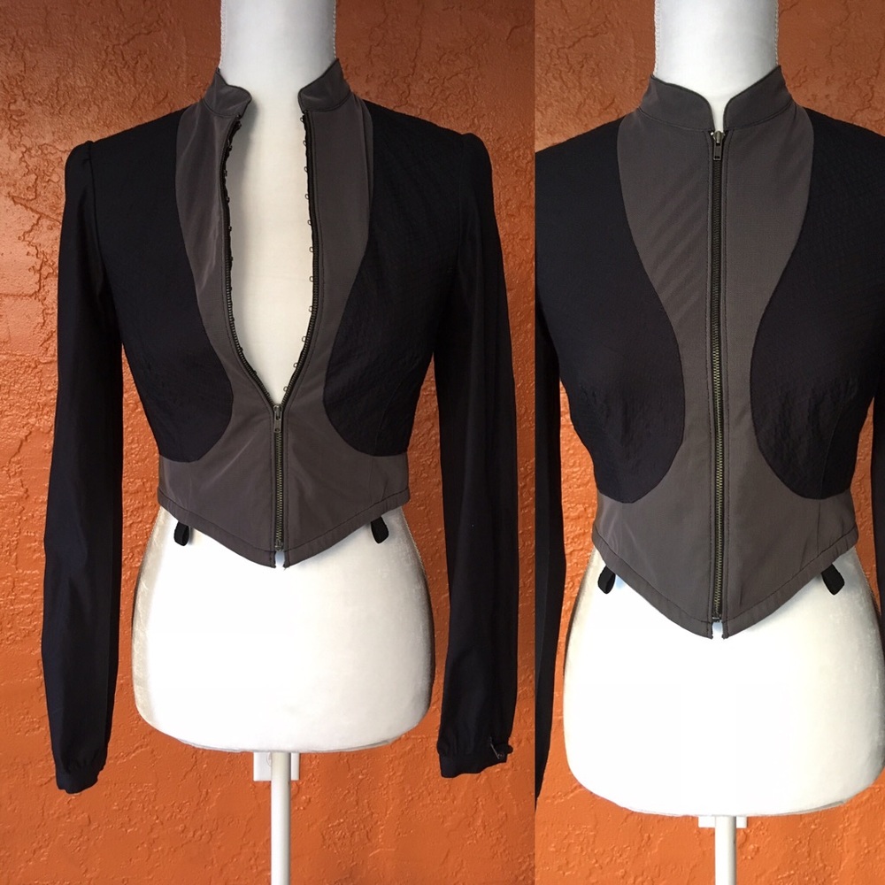 BCBGMaxAzaria Lightweight Corset Jacket